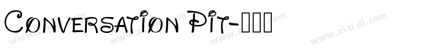 Conversation Pit字体转换